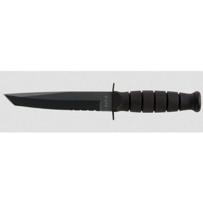 KA-BAR 1255 SHORT SIYAH TANTO SERR BICAK