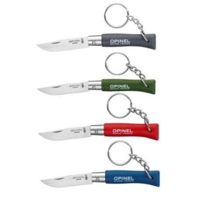 OPINEL INOX RENKLI ANAHTARLIKLI 4 NO CAKI (12'Lİ)