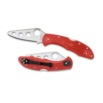 SPYDERCO C11TR DELICA TRAINER KIRMIZI CAKI